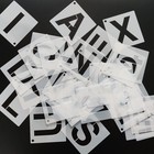 1 Inch Letter Stencils Kit  Alphabet Art Craft Stencils  Reusable Plastic