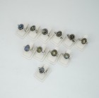 Wholesale 11pc 925 Silver Plated Labradorite Ring Lot