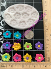 Flowers Swirl Center Silicone Mold For Fondant-resin-handcrafts-polymer Clay-wax