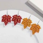 Women s Vintage Elegant Maple Leaf Drop   Dangle Earrings  Autumn  Thanksgiving