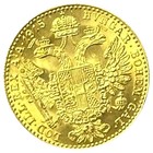 1915 Austria Gold 1 Ducat Coin  Mint Condition