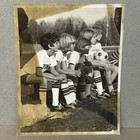 Vintage Photo Boys Soccer Team Game Bench Ball Puma Socks Stowe Vermont