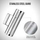 Metal Guiro Instrument 8  Professional Shaker With Scraper For Latin Percussion