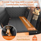 Back Seat Dog Extender Hard Bottom Car Seat Cover Waterproof Pet Hammock Suv