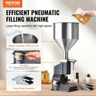 Vevor Pneumatic Liquid Filling Machine Paste Bottle Filler 5-50ml With Pedal