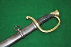 Original M1840 Us Artillery Sword W  Scabbard  D 1862 Ames Co 