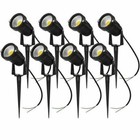 10w Led Landscape Light Walkway Cob Spot Lights 1000lm Ip65 Waterproof 12v 24v