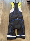 Mens Tyr Blue  Black Cycling Kit Triathlon Tri Suit Skinsuit Medium