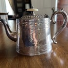 Stunning Antique Silverplate Teapot  British Hallmarks  Beautiful  George Iii  