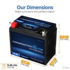 Ytx12-bs Bluetooth Atv utv Battery Honda Polaris Kymco