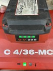 Hilti C 4 36 Mc4 Multi 4-bay Charger  Led Charger Tested Works  See Pics   b 