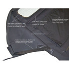 Convertible Soft Top Fits 2010-2018 Nissan 370z W dot Heated Glass Window  Cloth