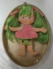 Vintage Ideal Flatsy Doll In Locket Frame  1969