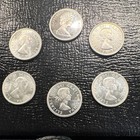 Canada 1964 10c   1-1965 Silver 0 800 Dime Lot Of 6 Coins - Sailboat Reverse