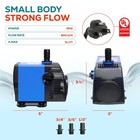800gph  Adjustable Submersible Powerhead Water Pump Aquarium Hydroponic Pond 55w