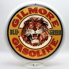 Gilmore Blu-green Gasoline 13 5  Gas Pump Globe Ships Free - Fully Assembled  