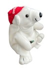 Coca Cola 6 5  Plush Polar Bear Stuffed Bean Bag 1997  