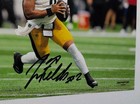 Justin Fields Auto Autograph 8x10 Photo Signed Jets 