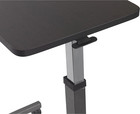Hospital Over Bed Tray Laptop Food Rolling Medical Table Adjustable Desk