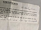 Original Wwii Us Army Capture   Bringback Paper