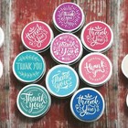 3 Roll Of 1500 Pcs 1  Assorted Floral Thank You Stickers Round Sealing Labels Us
