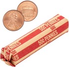 100 One Cent - Penny Pop-open Flat Paper Coin Wrappers  Tubes For Pennies