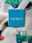 Carter s Baby Blanket Construction Tractors Farm Trucks Infant Boys New Nwt Nip