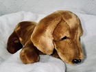 Animal Alley Dachshund Brown Plush Dog Puppy 12    Animal Toys R Us 2000 Geoffrey