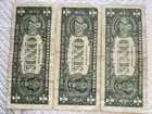 2013b Three  1 Dollar Star     Note Duplicate Serial Number  Fancy Bill