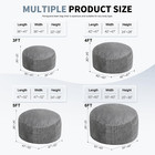 6 Ft Bean Bag Chair 6  Big Bean Bag giant Bean Bag Chairs For Adults   Comfy Lar