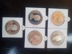 Commemorative Canadian 50  Silver Coin Lot Of 5