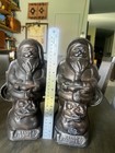 Griswold Mfg Co  Vintage Cast Iron Santa Claus Mold 897 898 Hello Kiddies