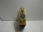 Antique Iznik Pottery Flask Bottle W  Bird   Flower Persia Qajar Dynasty Floral