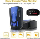 360 Degree Car 16 Band V7 Gps Speed Safety Radar Detector Voice Alert Laser Lot