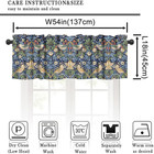 William Morris Kitchen Valance retro Flower Strawberry Thief Floral Printed Smal