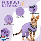 Pumyporeity Cat Recovery Suit For Hind Legs  Cat Surgical Spay Su