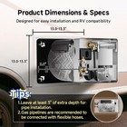 6 Gallon Rv Water Heater Tank Rv-camper dsi Gas Only  Replaces Suburban  dometic