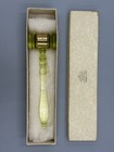 Vintage 1950 Eastern Star Glass Gavel Linden 372 Oes Green Original Box Masonic