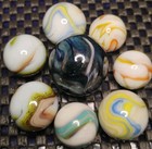  97 - 65  Jabo d a s  Marbles Lot X8- Collector Toys Mint- nm