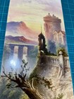 Antique Victorian 1867 Hand Painted Tile