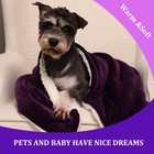 Baby Sherpa Blanket warm Toddler Throw Blanket soft Newborn Fleece Blanket Fo   