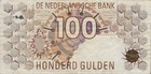 Netherlands Nederlandsche Bank 100 Gulden 1992 P 101 2  Vf