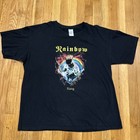 Ritchie Blackmore s Rainbow Rising 2018 Russia Germany Tour Adult Xxl Shirt Dio