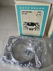 Vintage Nos Bath Decor By Allison Chrome Wall Soap Dish   Cup toothbrush Holder 