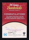 2018 Cryptozoic Dc Bombshells Series Ii 1 1 Unknown Artist Auto Sketch 1u6