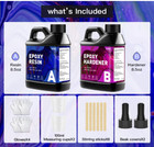 Epoxy Resin Crystal Clear Epoxy Resin Kit No Yellowing No Bubble Nawest Version