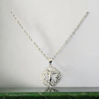 Sterling Silver Celtic Tree Of Life Pendant Necklace Free Chain