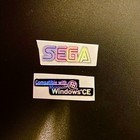 Sega Dreamcast New Custom Console Label Sticker Set Sega Microsoft Logos Holo