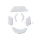 2 Sets White Rounded Curved Edges Mouse Feet Skates For Logitech G903 Mouse