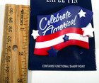 Vintage Celebrate America Hallmark Pin Stars   Stripes Patriotic New Old Stock